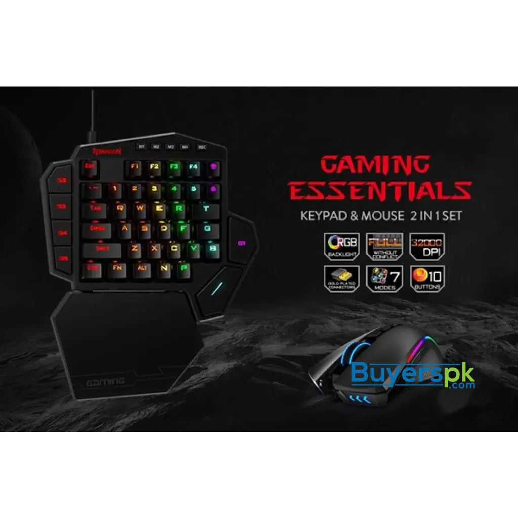 Redragon K585rgb-ba Combo Gaming Keypad and M721 Rgb Mouse - Keyboard + Price in Pakistan Redragon K585rgb-ba Combo Gaming Keypad and M721 Rgb Mouse - Keyboard + Price in Pakistan